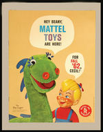 MATTEL TOYS 1962 RETAILERS CATALOGUE WITH BEANY AND CECIL.