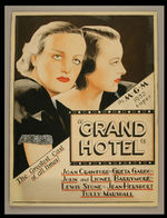 CRAWFORD/GARBO "GRAND HOTEL" MOVIE POSTER CONCEPT ART.