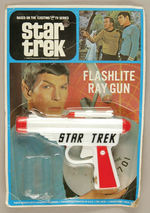 "STAR TREK FLASHLITE RAY GUN" ON CARD.