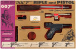 "JAMES BOND SECRET AGENT 007 SECRET 7 RIFLE AND PISTOL" BOXED SET.