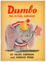 "DUMBO THE FLYING ELEPHANT" SOFTCOVER BOOK.