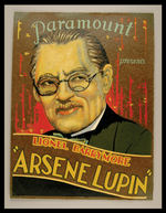 LIONEL BARRYMORE "ARSENE LUPIN" ORIGINAL OIL PAINTING.