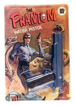 "THE PHANTOM WATER PISTOL" ON CARD.