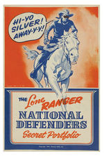 LONE RANGER NATIONAL DEFENDERS WARNING SIREN/SECRET PORTFOLIO/PREMIUM AD.