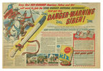 LONE RANGER NATIONAL DEFENDERS WARNING SIREN/SECRET PORTFOLIO/PREMIUM AD.