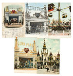 “LUNA PARK SOUVENIR AND PROGRAMME BOOK”/POSTCARD LOT.