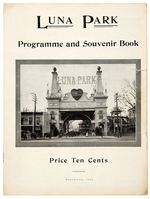 “LUNA PARK SOUVENIR AND PROGRAMME BOOK”/POSTCARD LOT.