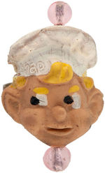 KELLOGG'S RICE KRISPIES - SNAP, CRACKLE AND POP MOVEABLE FACE RING SET.