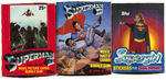 DC COMICS SUPERMAN/SUPERGIRL/BATMAN MOVIES FULL GUM CARD/STICKERS  DISPLAY BOXES.