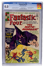 "FANTASTIC FOUR" CGC COMIC BOOK LOT.