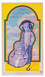 THE GRATEFUL DEAD - SPIRIT OF CREATION CONCERT POSTER.