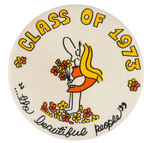 PHILADELPHIA AREA HIGH SCHOOL GRADUATION BUTTON.