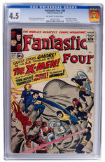 "FANTASTIC FOUR" CGC COMIC BOOK LOT.