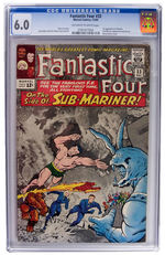 "FANTASTIC FOUR" CGC COMIC BOOK LOT.