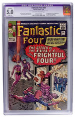 "FANTASTIC FOUR" CGC COMIC BOOK LOT.