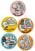 POGO FIVE BUTTONS FROM 1968 SET.