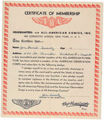 HOP HARRIGAN AMERICAN OBSERVATION CORPS VERSION WITH LEXINGTON AVENUE ADDRESS.