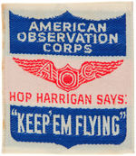 HOP HARRIGAN AMERICAN OBSERVATION CORPS VERSION WITH LEXINGTON AVENUE ADDRESS.