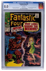 "FANTASTIC FOUR" CGC COMIC BOOK LOT.