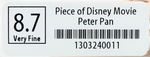 PIECE OF DISNEY MOVIE (PODM) - PETER PAN PINPICS 8.7 VF.