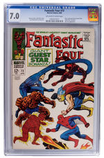 "FANTASTIC FOUR" CGC COMIC BOOK LOT.