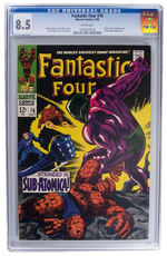 "FANTASTIC FOUR" CGC COMIC BOOK LOT.