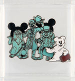 DISNEY SODA FOUNTAIN (DSF) - HALLOWEEN 2007 - GHOST MICKEY & HITCHHIKING GHOSTS PINPICS VF.