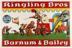 "RINGLING BROS. AND BARNUM & BAILEY" CIRCUS POSTER WITH LAWSON WOOD MONKEYS.