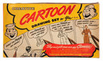 “CREATIVE CARTOON DRAWING SET” AND “BIZERTE GERTIE” BOXED GAME.