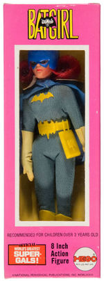 "BATGIRL" BOXED MEGO ACTION FIGURE.