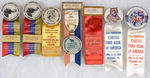 "CIRCUS FANS ASSOCIATION OF AMERICA" SEVEN CONVENTION BADGES FROM 1940-1963.