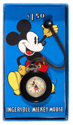 "INGERSOLL MICKEY MOUSE LAPEL WATCH" BOXED.