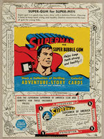 "SUPERMAN" GUM CARD WRAPPER.