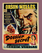 ORSON WELLES BELGIAN MOVIE POSTER TRIO.