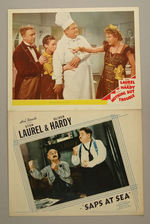 LAUREL & HARDY LOBBY CARD PAIR.