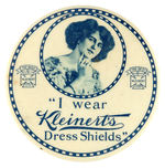 "I WEAR KLEINERT'S DRESS SHIELDS" MIRROR.
