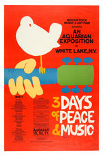 ORIGINAL WOODSTOCK CONCERT POSTER.