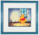 "THE NEW ADVENTURES OF WINNIE THE POOH" FRAMED ORIGINAL PRODUCTION CEL PAIR.