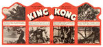 “KING KONG” DIE-CUT HERALD.