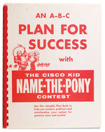 “THE CISCO KID NAME-THE-PONY CONTEST” PROMOTION KIT.