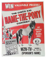 “THE CISCO KID NAME-THE-PONY CONTEST” PROMOTION KIT.