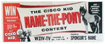 “THE CISCO KID NAME-THE-PONY CONTEST” PROMOTION KIT.