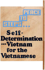 "STEPS TO PEACE...SELF-DETERMINATION-VIETNAM FOR THE VIETNAMESE" POSTER.