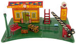 “MARX ELECTRIC LIGHTED RAILROAD STATION” COMPLETE BOXED  SET.