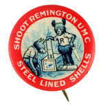 REMINGTON UMC BEARS, ONE HOLDING A SAW.