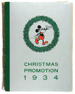 DISNEY "CHRISTMAS PROMOTION 1934" EXTRAORDINARY BOOK.