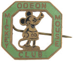 MICKEY MOUSE CLUB ENGLISH ENAMEL BADGE GROUP OF THREE.