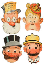 1933 COMIC CHARACTER PREMIUM MASKS.