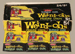 "WEIRD-OHS" FULL GUM CARD DISPLAY BOX.