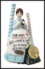 "MARY POPPINS MEDICINE SPOONS" MUSICAL FIGURINE BY ENESCO.